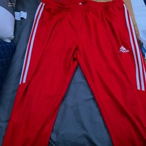 Red adidas sweat